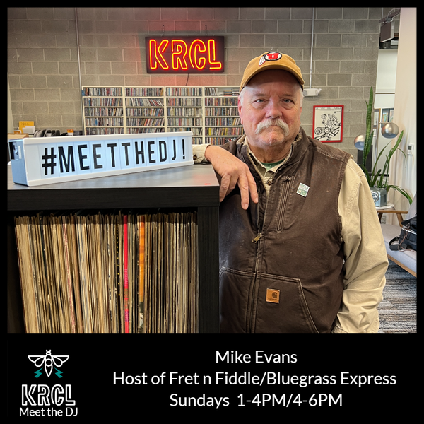 Mike Evans, Host of Fret n' Fiddle and Bluegrass Express